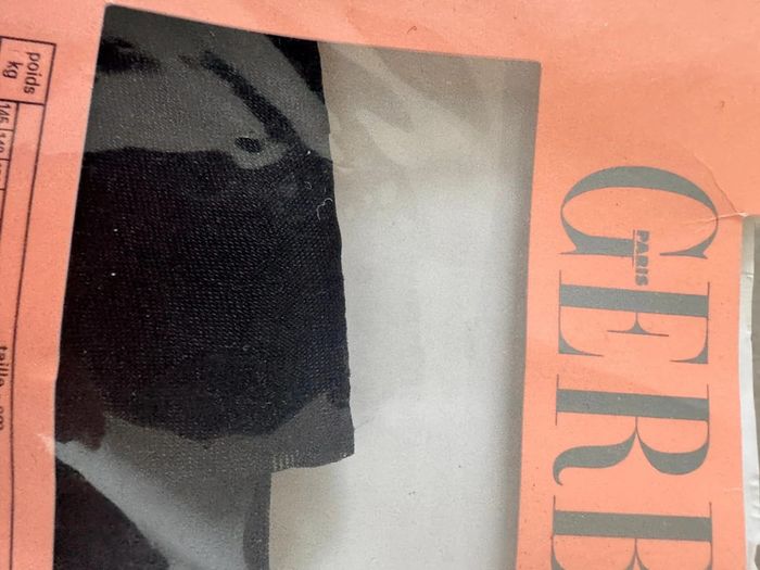 Bas jarretière sous-bois noir, taille 1 Gerbe, taille S - photo numéro 4