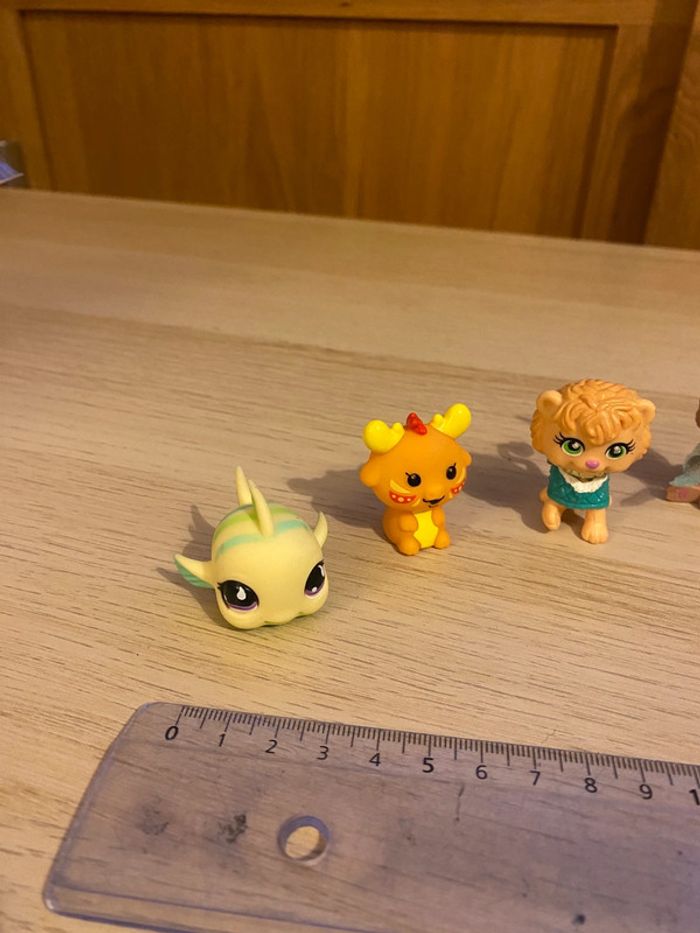 Figurines jouets Polly pocket littlest pet shop LPS poisson klorofil chien dog lapin rabbit Mattel - photo numéro 2