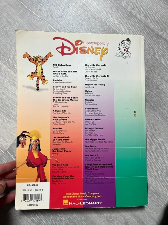 Livre partition Disney contempory - photo numéro 7