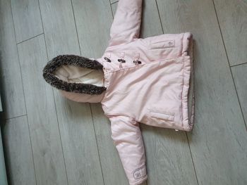 Manteau d'hiver rose