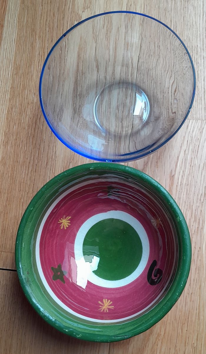 deux bols bon état avec défauts dont un marocain - photo numéro 5