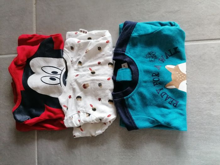 Lot de 3 tee shirt manche longue