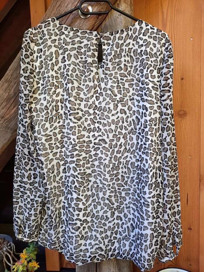 Superbe tunique boule Esprit, léopard 🐆,  taille 38 - photo numéro 6