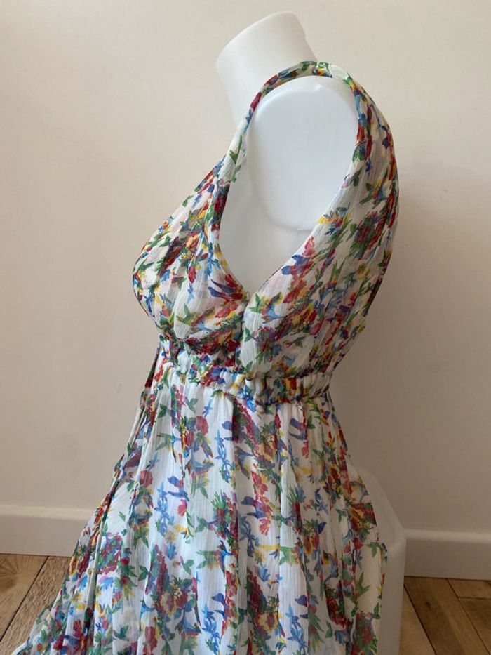 Robe Longue fleuri doublée - photo numéro 3