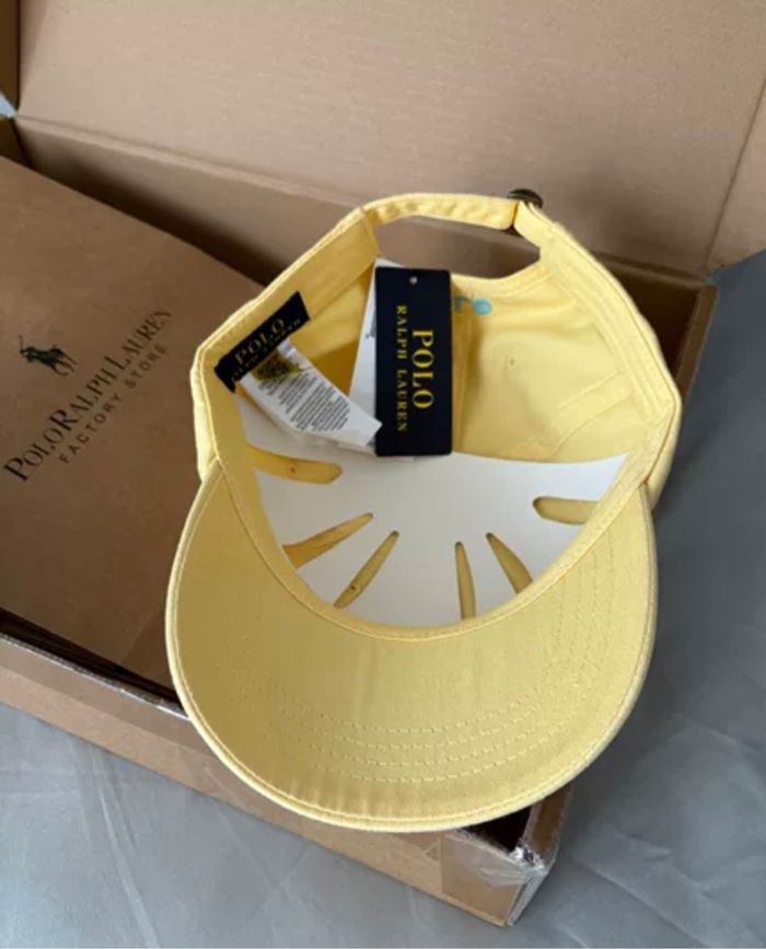 Casquette Ralph Lauren jaune - photo numéro 4