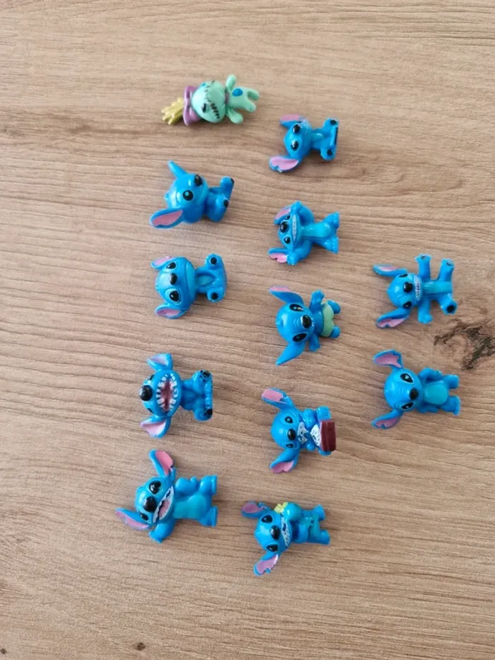 Lot de 12 mini figurines Stitch Neuve - photo numéro 4