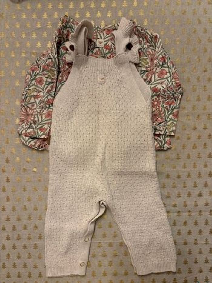 Salopette et t-shirt manches longues Noppies