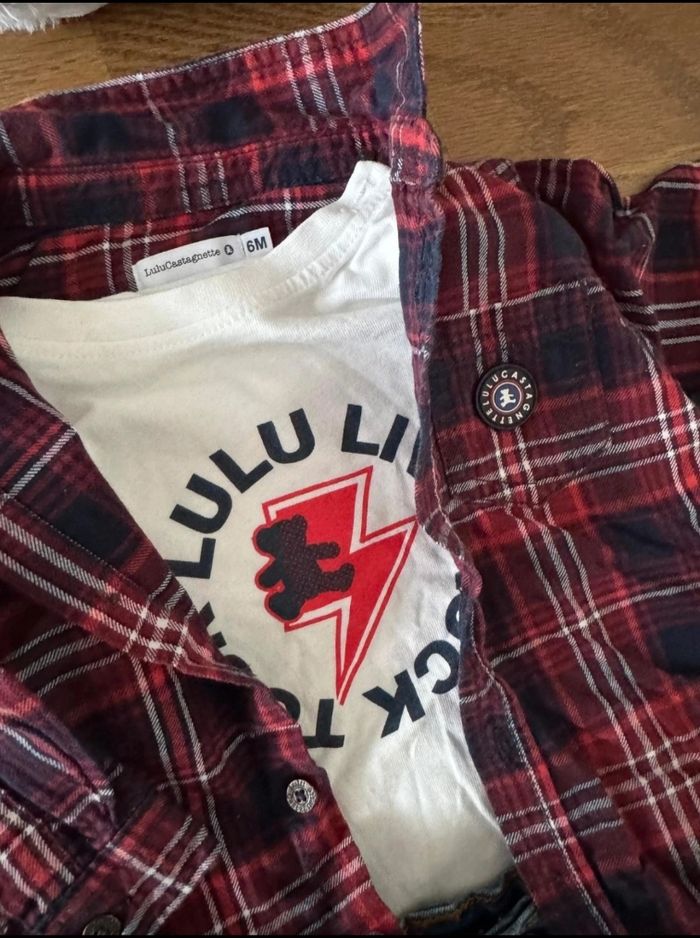 Ensemble garçon Lulu Castagnette Kiabi 6 mois - photo numéro 3