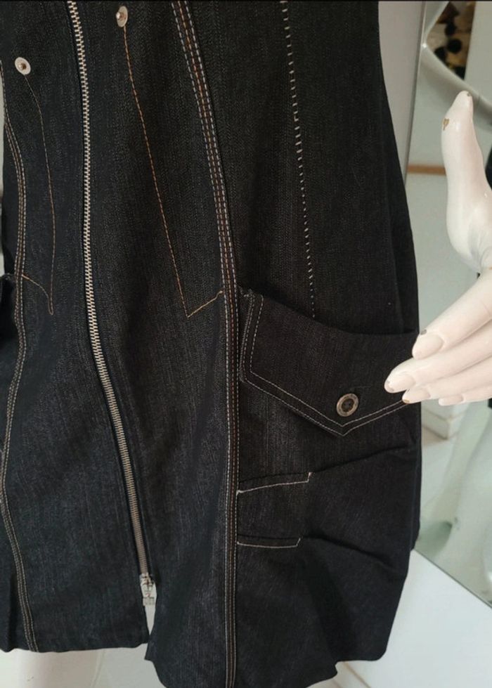 Robe en jean noir T1 38 neuf 9 - photo numéro 5