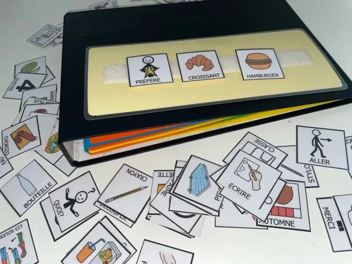 Mini Classeur de communication avec  +80 pictogrammes. - photo numéro 3