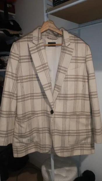 Manteau à carreau C&A
