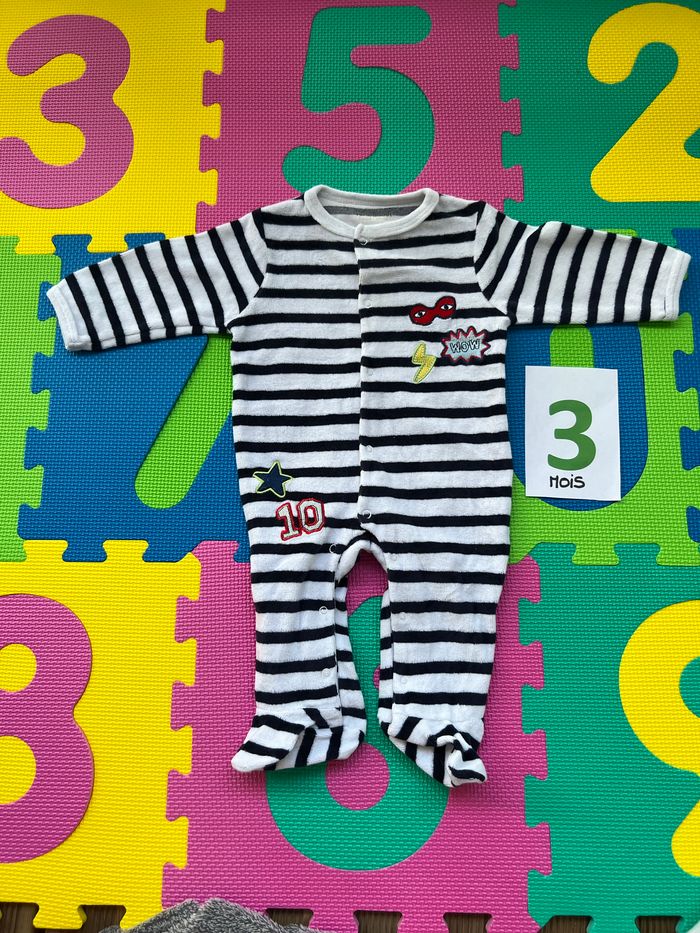 Lot de 7 pyjamas 3 mois - photo numéro 5