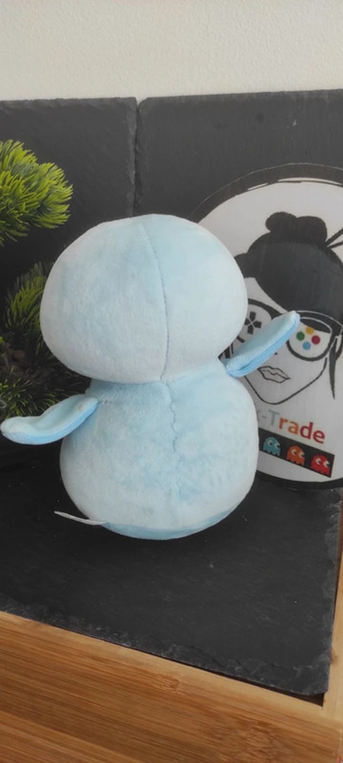 Peluche Twinkles Pingouin Bleu 20 cm Baby Ty coeur vert blanc Jaune Doudou 2018 - photo numéro 2