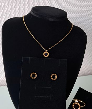 Parure acier inoxydable chiffres romains