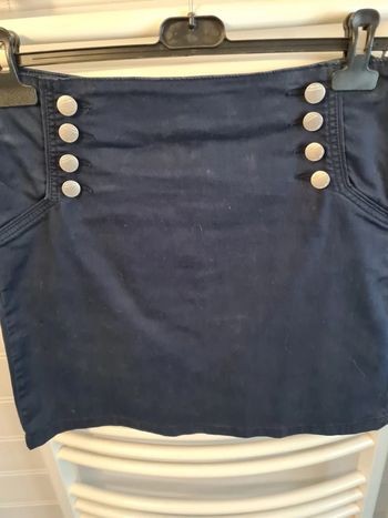 Jupe crayon bleue