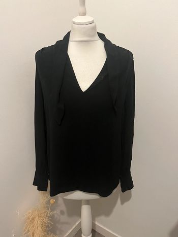 Blouse noire ajourée Bash S
