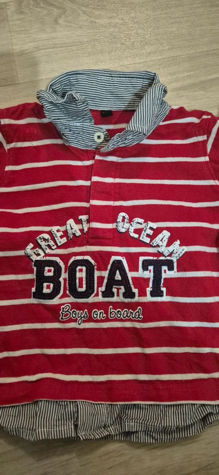 Lot de 2 t-shirts manches longues - 23 mois - photo numéro 8