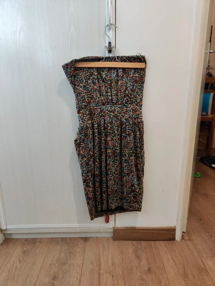 Robe sans bretelles Mango taille M - photo numéro 2