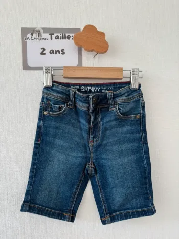 Bermuda en jean - taille 2 ans 🌼