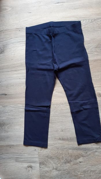 Leggins marine 3/4 10 ans