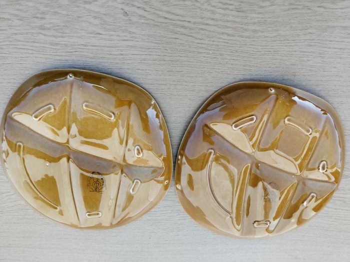 Assiettes moutarde Salins France - photo numéro 3