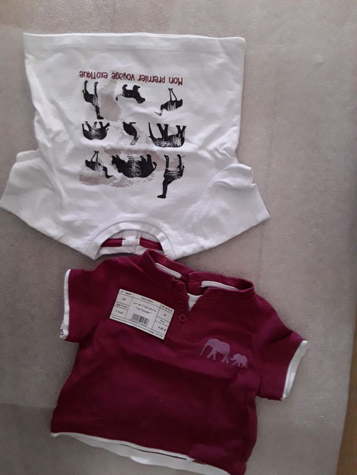 Lot de 2 tee-shirts Vertbaudet