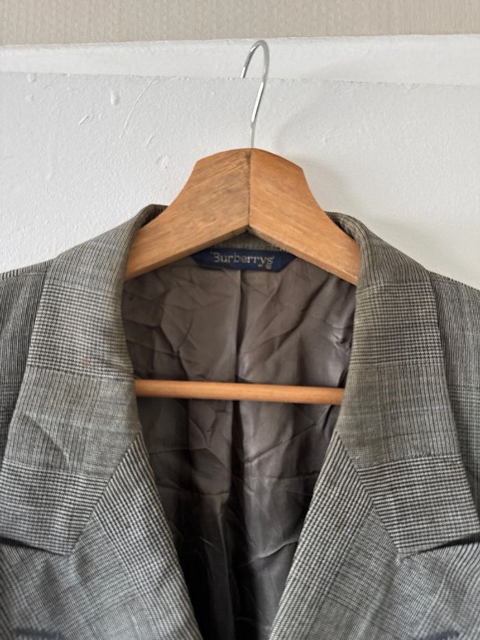 Veste blazer croisée Burberrys’ à carreaux – Taille L – Vintage - photo numéro 9