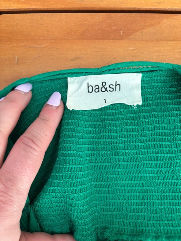 Blouse manches 3/4 vert Brésil  - Ba&sh - S - photo numéro 6