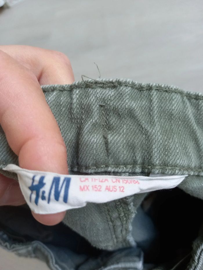 Short khaki taille 152 avec élastiques - photo numéro 3