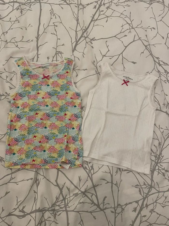 Lot de 2 maillots de corps en 3 ans