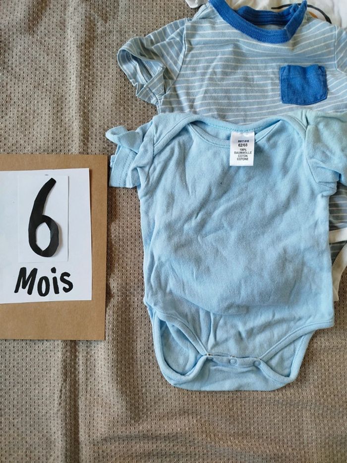 Lot 5 bodys manches courtes - photo numéro 6