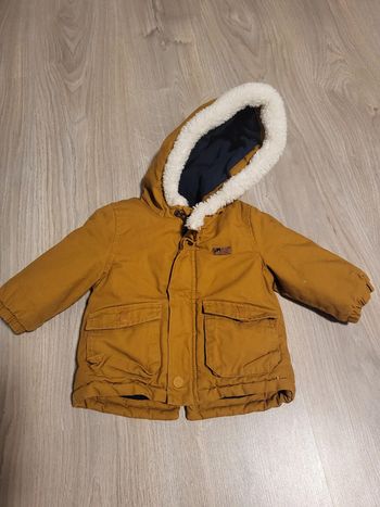 Manteau moutarde chaud garçon 9 mois kiabi
