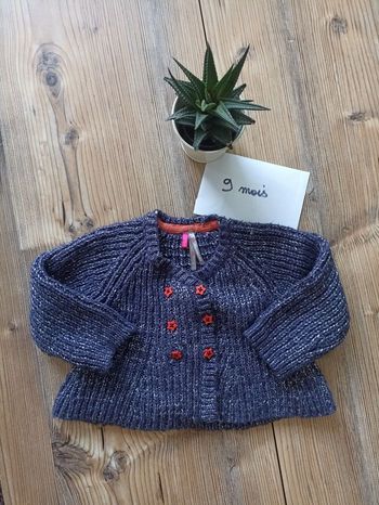 Gilet fille 9 mois