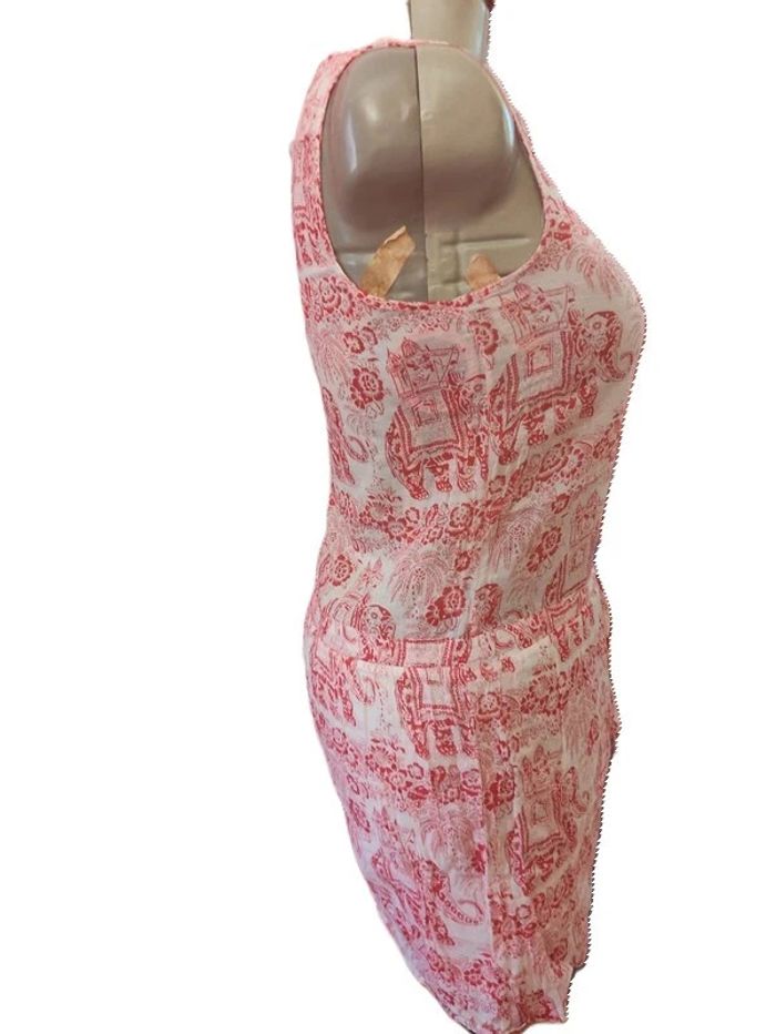 Robe été légère Mystic Taille 38 blanc rose foncé - photo numéro 4