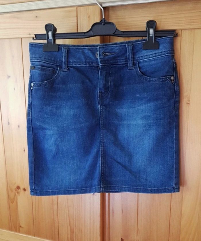 Mini-jupe jeans