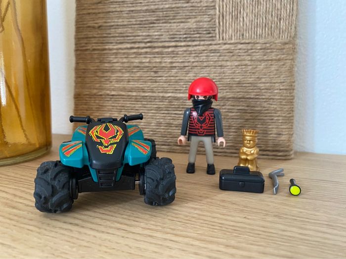 Playmobil quad à friction + personnage