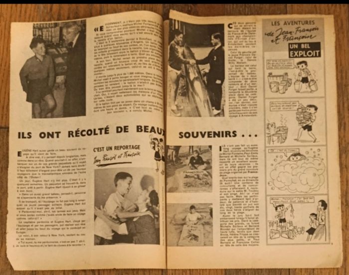 Ancien journal Francs jeux Filles N°202 1954 vintage - photo numéro 2