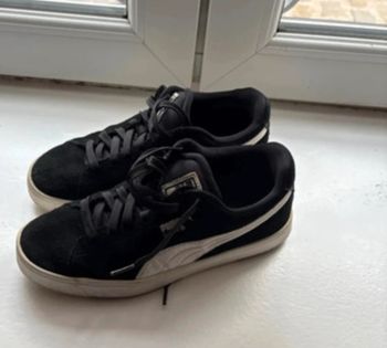 Puma Suède noir et blanc