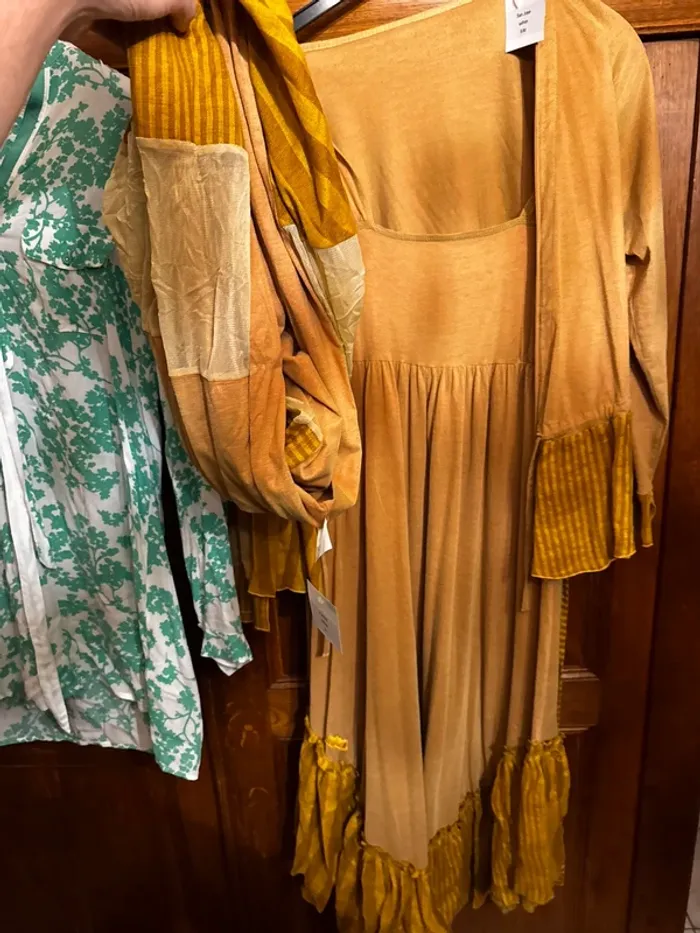 Robe avec ensemble ( foulard + gilet) - photo numéro 5