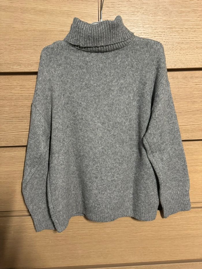 Pull enfant gris - photo numéro 2