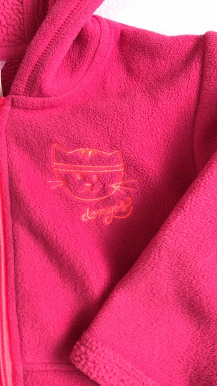 Gilet polaire fushia Décathlon 3 ans - photo numéro 5