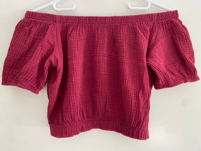 Crop top bordeaux