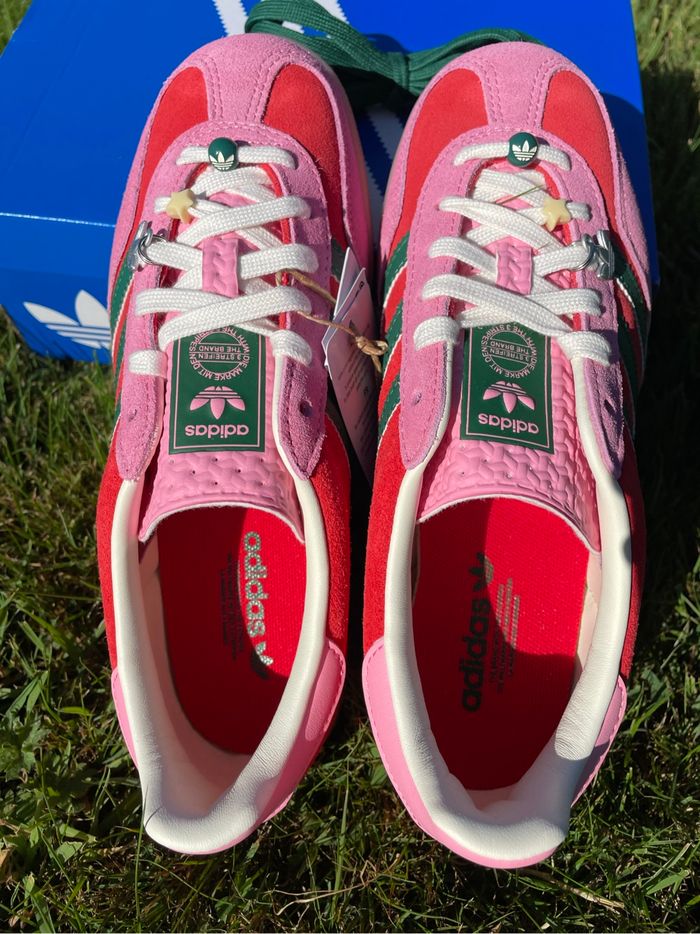 Adidas Originals Gazelle Better Scarlet Bliss Pink Dark Green - 38 - photo numéro 6