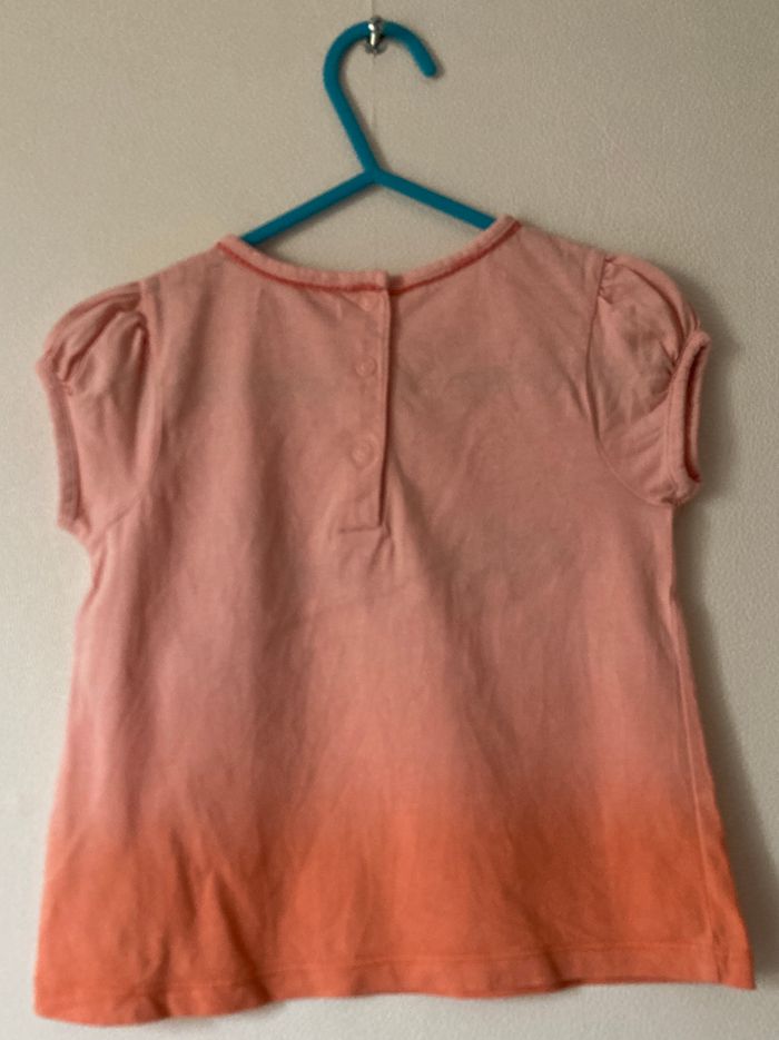 Tee-shirt broderie cerises et oiseaux taille 18 mois - photo numéro 3