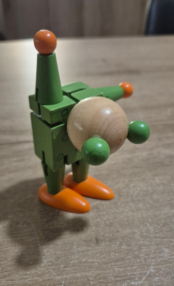 Grenouille articulée en bois - photo numéro 5