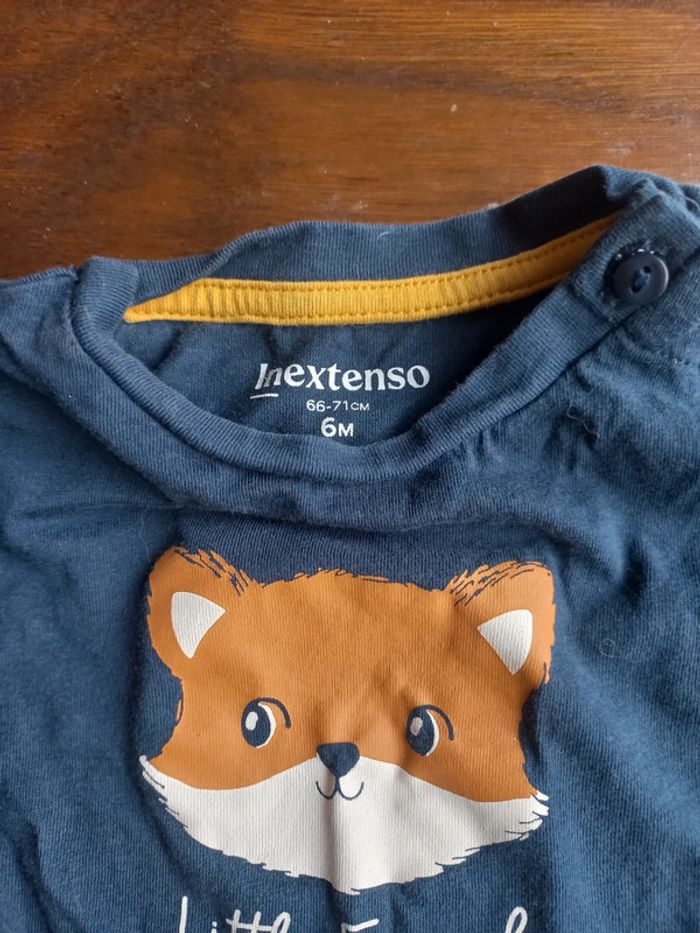 Lot 2 t-shirts manches longues "renard" - photo numéro 6