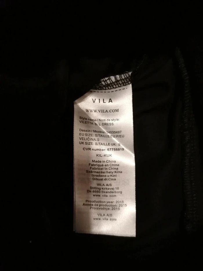 Robe et son boléro intégré noir pailleté S état neuf - photo numéro 19