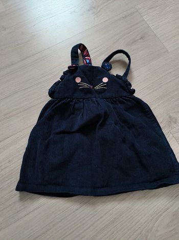 Robe courte en velours. Dpam 9 mois