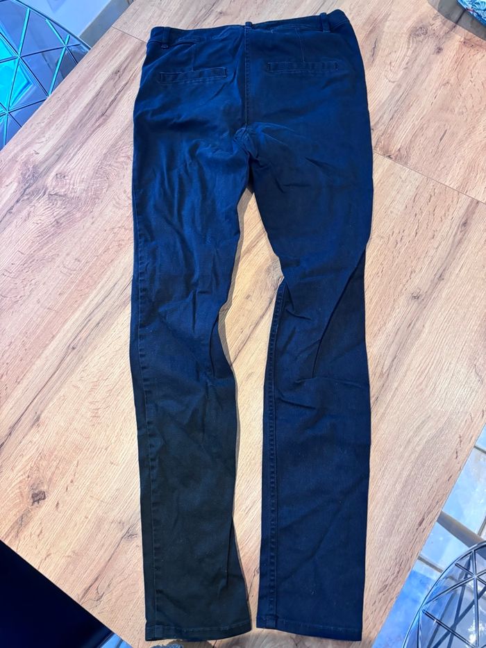 Pantalon slim noir H&M taille 38 - photo numéro 2