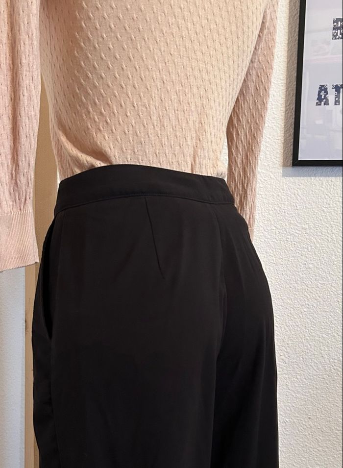 Pantalon noire droit fluide tailleur - Taille 34 XS - photo numéro 2